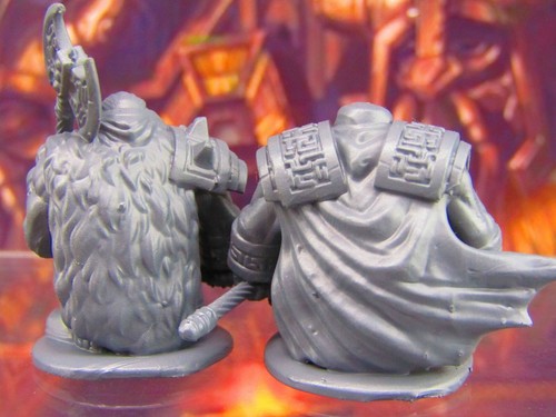 Dwarven Guard Pair Mini Miniature Figure 3D Printed Model 28/32mm Scale RPG - Picture 3 of 5
