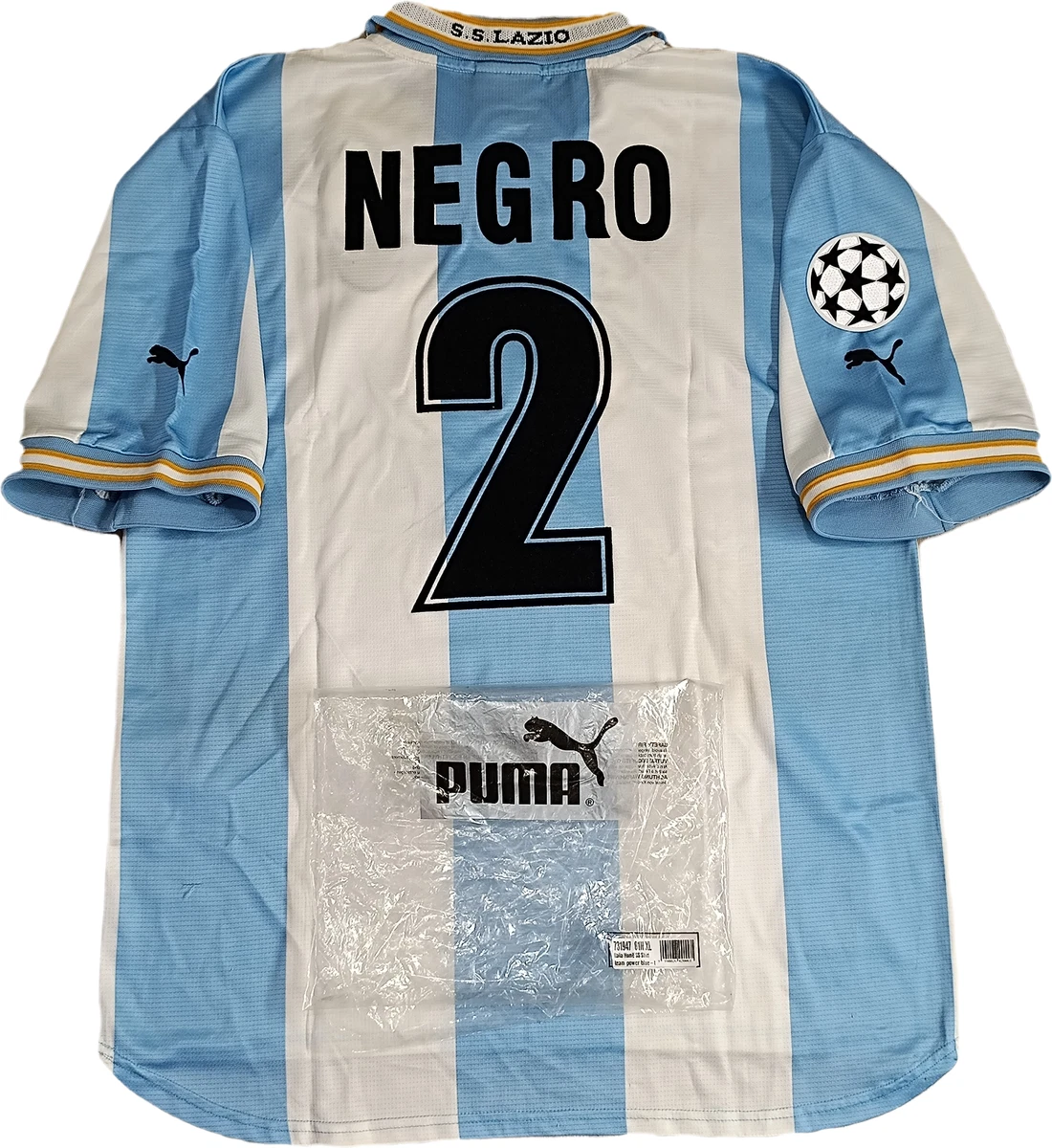 Maillot Vintage SS Lazio – Taille M – Fabriqué En Italie – Occasion