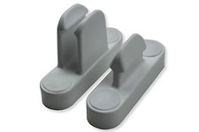 Siegenia SI Aubi A300: Set Di Coperture Per Cerniere In PVC Per Finestre In Plastica E Porte In - View #8