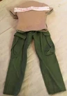 GI Joe Hasbro Toy Clothes Tagged /Original Shirt & Pants