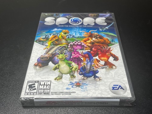 SPORE Computer Game for PC XP/Vista & MAC 32 Bit -🔥Fast Shipping🔥New Sealed ~