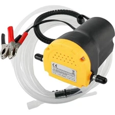 12V 60W Oil Change Pump Extractor, Oil/Diesel Fluid Pump Transfer Suction Pump