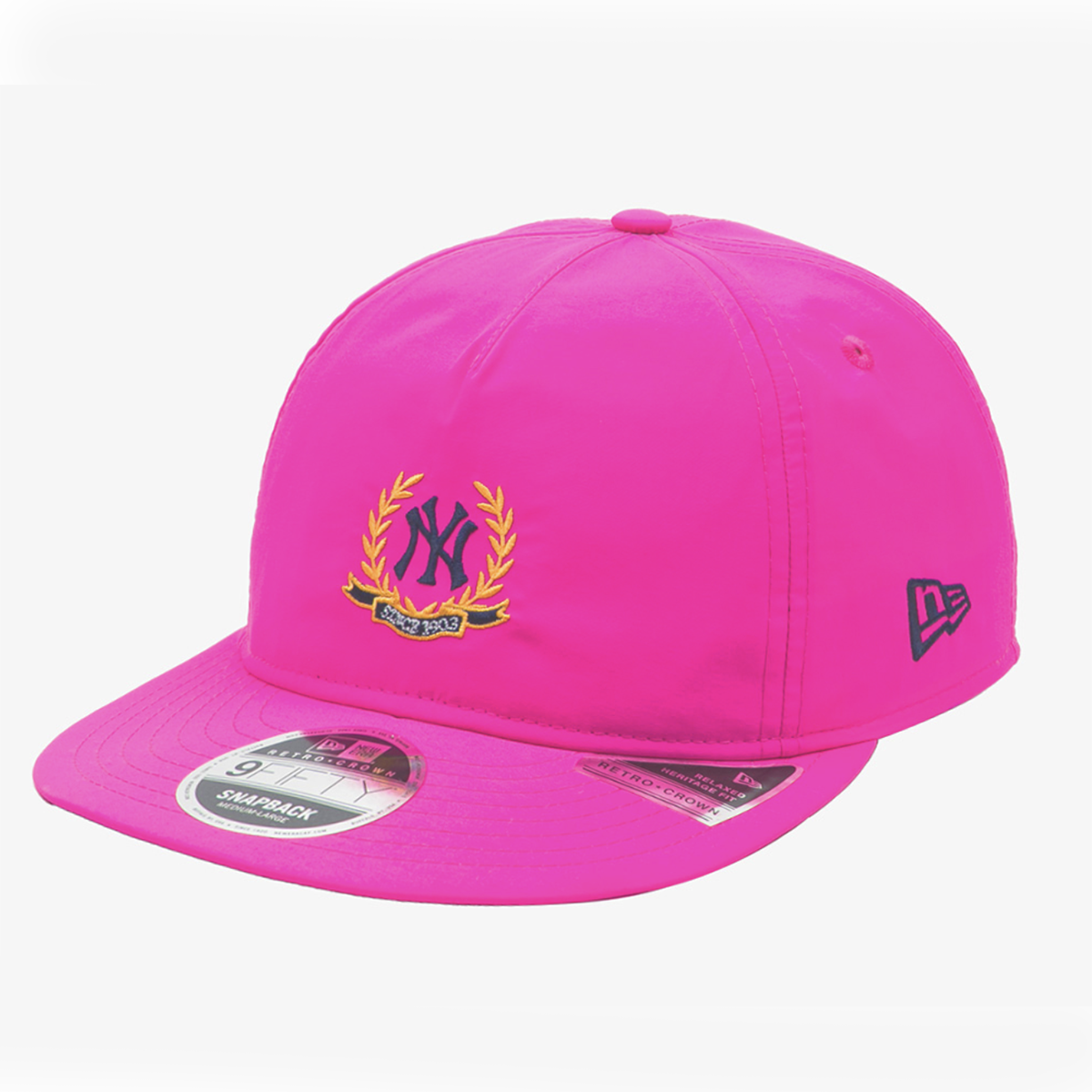 【韓国発】ニューエラ■NEON PCV A-FRAME 9FIFTY RETRO CROWN New Era Neon PCV A-Frame 9Fifty Retro Crown Snapback Pink
