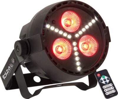Ibiza 4 in 1 RGBW LED Par mit Strobe, Effekte Beleuchtung Bühne