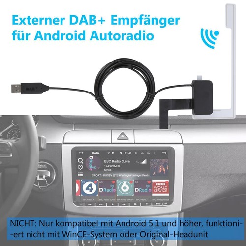 ESSGOO Für Android Autoradio Externe DAB+ Digital Radio Adapter Box Empfänger - Bild 3 von 10