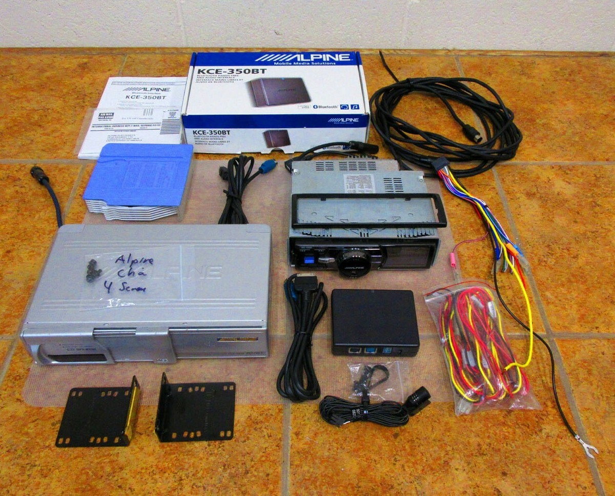 Alpine IDA-X200 CHA-S614 Changer KCE-350BT USB IPOD 6 Disc Ainet