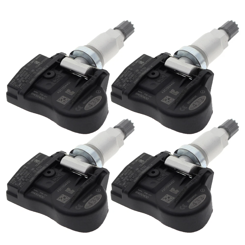 68252495AC SET (4) TPMS Sensor de Presión de Neumáticos para Dodge Durango SRT Modelo 18-20 Foto 3 de 4