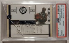 2010 Playoff National Treasures #2 Kevin Garnett Timeline Material Custom...