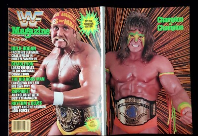 WWF World Wrestling Federation WWE Magazine March 1990 Hulk