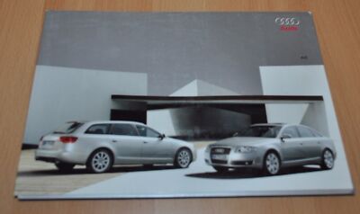 Audi A6 Brochure Prospekt 2005 Russian Edition Folder