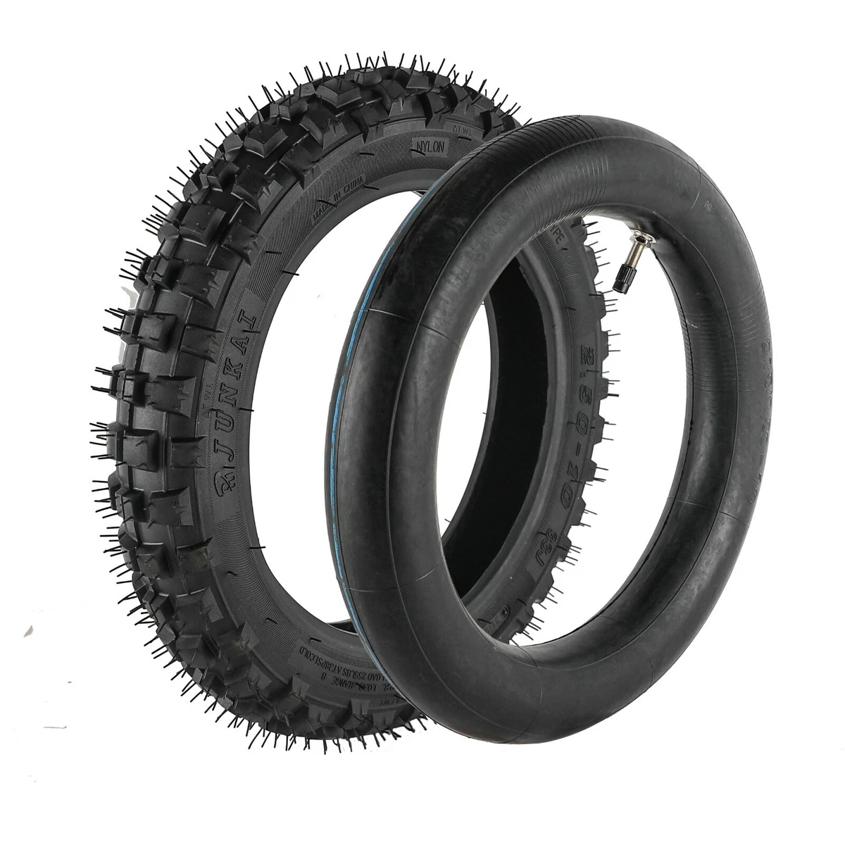 Knobby tires cheap on road bike