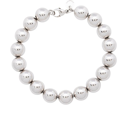 Tiffany & Co. Sterling Silver HardWear Ball 10mm Medium Bracelet