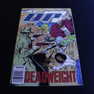 Marvel DP 7 Comic Book Cover Deadweight Issue March 1989 vintage