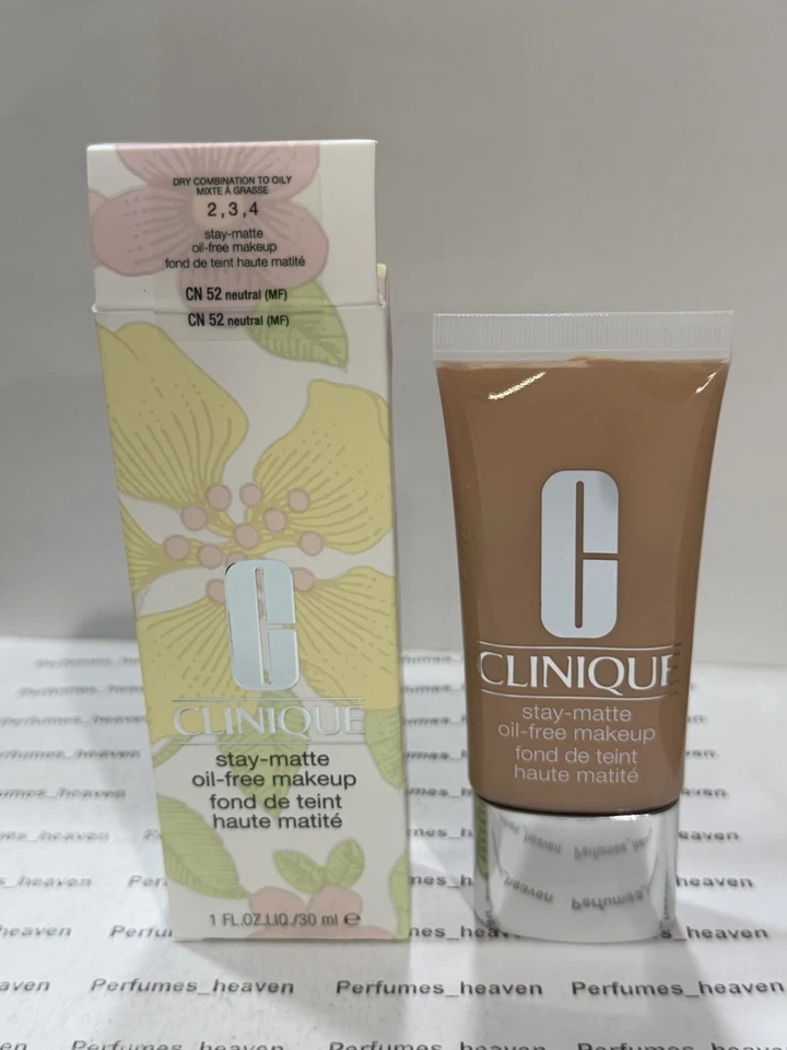 Clinique Stay-Matte Oil-Free Makeup Shade CN 52 NEUTRAL (MF)  1oz / 30ml - Image 2 of 2
