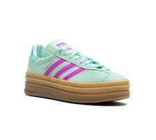 Authentic Women  s/ Big Kid 4.5-adidas VL Court Bold Sneaker Teal grean/Purple