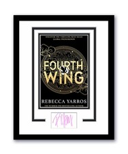 Fourth Wing Rebecca Yarros Autographed Signed 11x14 Framed Photo ACOA Fourth Wing Rebecca Yarros Autographed Signed 11x14 Framed Photo ACOA