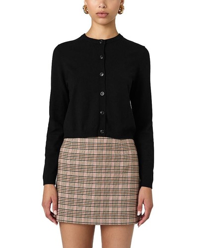 Cárdigan ajustado French Connection negro cosysoft para mujer talla XS - Imagen 1 de 5