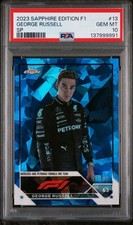 Psa 10 2023 Topps Chrome Formula 1 F1 Sapphire George Russell Sp #13 Mercedes