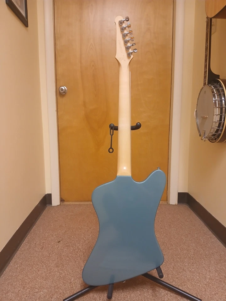 2017 USA Gibson Firebird Zero S Series - Pelham Blue - BRAND NEW – New Old Stock - Image 4 of 4