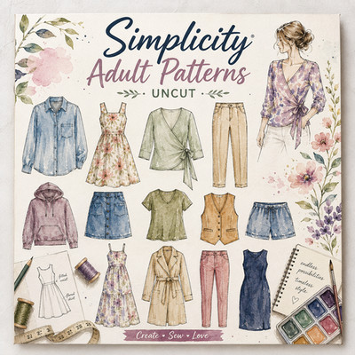 SIMPLICITY Sewing Patterns Various MISSES/Mens Sizes & Styles UNCUT You Select