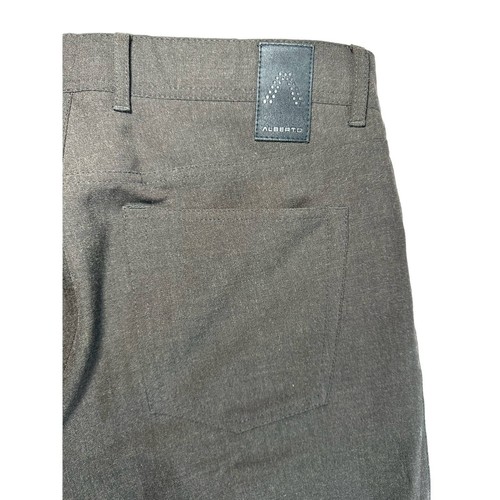 Alberto Ceramica Modern Fit Dress Pants Regular Straight Brown Mens Size 32x32 - Bild 2 von 7