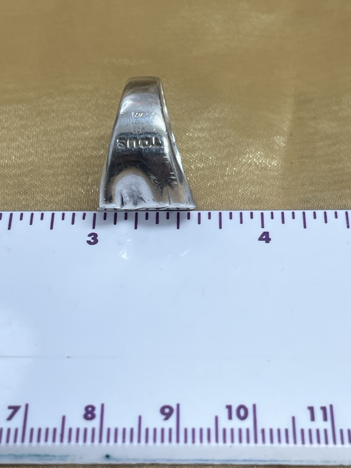 Tous Silver Ring Sz 7 - image 6