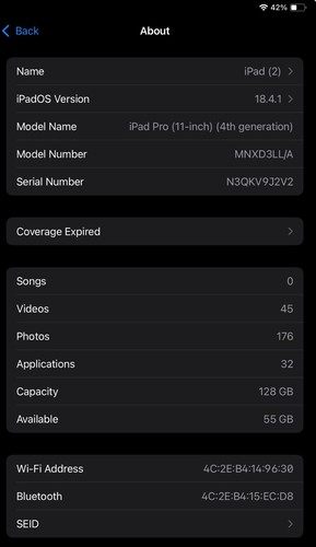 ipad pro 11 inch 4th generation 128gb - Afbeelding 3 van 3