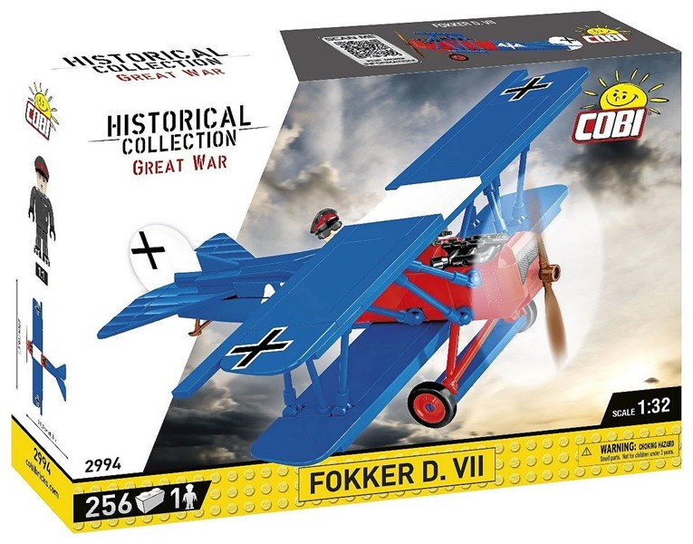 Cobi 2994 - 1/32 - Historical Collection - Great War - Fokker D.VII - New