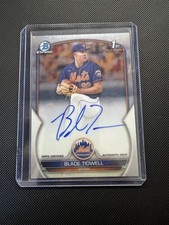 Blade Tidwell 2023 Bowman Chrome 1st Prospect Auto Autograph #CPA-BT Mets Base