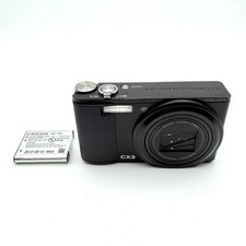 RICOH CX3 Compact Camera with Battery - Tested Working From Japan