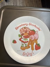 Vintage 1980 Deka Strawberry Shortcake 8" Collecters Plate American Greetings