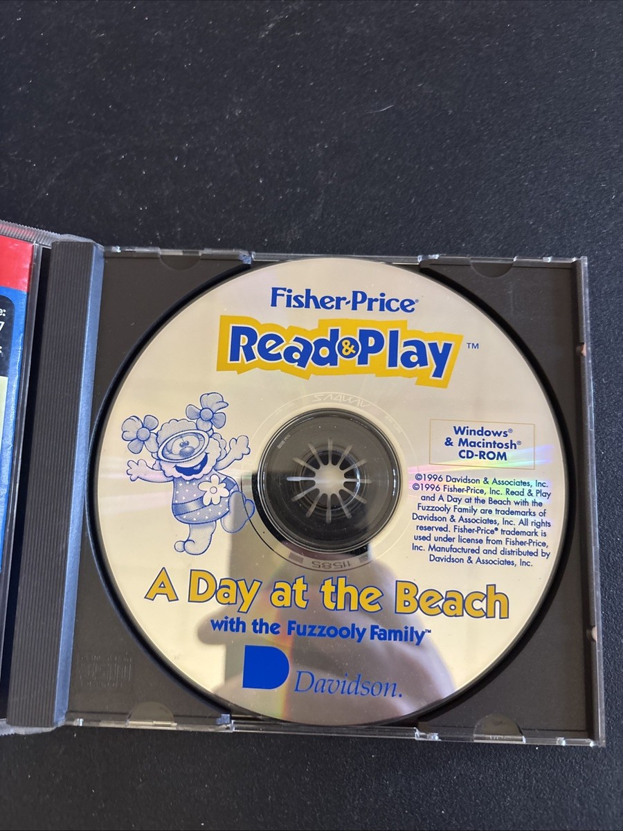 Fisher Price Read & Play A DAY AT THE BEACH Windows Mac PC CD ROM