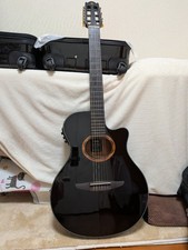 Yamaha NTX700 Black Nylon String Acoustic Electric Cutaway Guitar Used