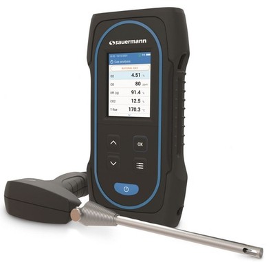 Sauermann Si-CA 030 Kit 2AC Combustion Analyzer Kit with 7'' probe,
