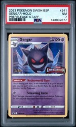 Gengar SWSH241 Lost Origin Prerelease Staff Promo Holo
