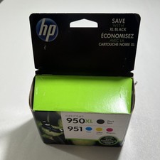 4 PACK HP GENUINE 950XL BLACK  951 COLOR INK OFFICEJET PRO 8100 - EXP 2016  
