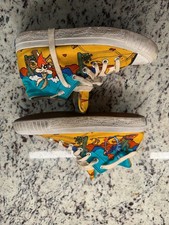 1994 Vintage Womens Keds Looney Tunes Shoes Size 8 Roadrunner Wile E. Coyote