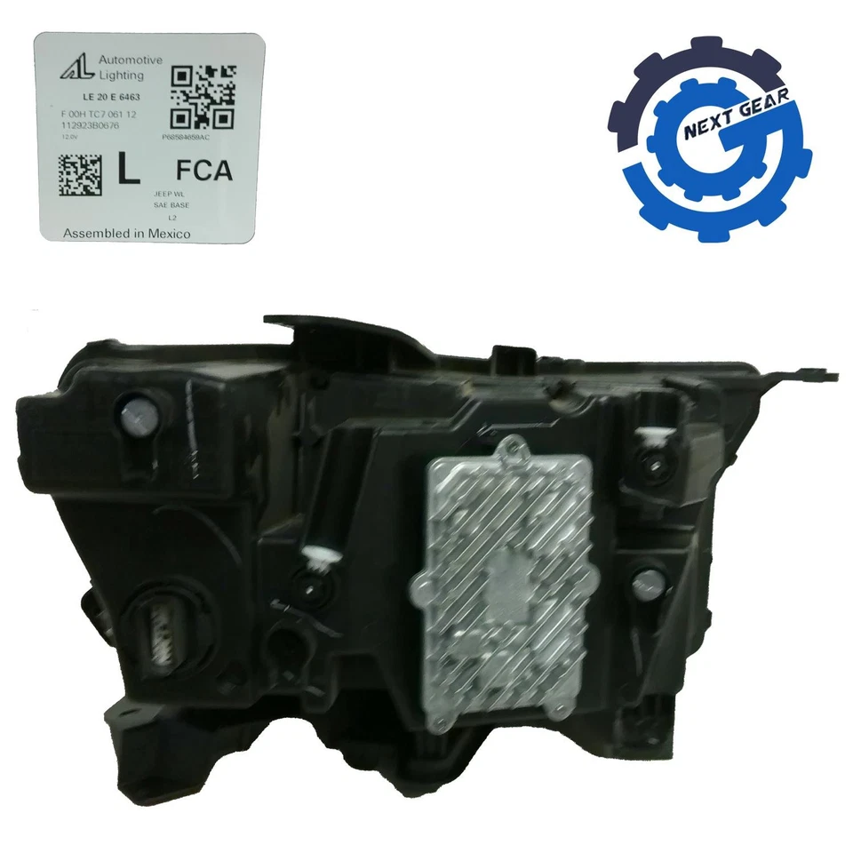 Conjunto de faros LED izquierdos Mopar OEM para Jeep Grand Cherokee 2021-2025 68584659AC Foto 2 de 4