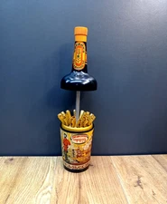 Vintage Cognac Bottle Cigarette Dispenser Case Cigarettes Holder