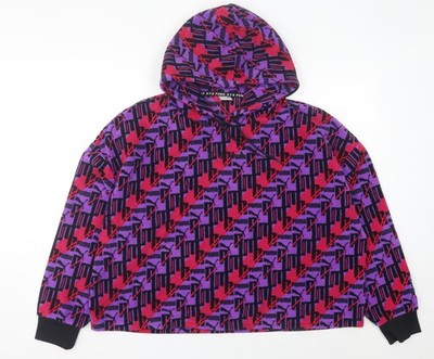 Puma XTG Damen Hoodie Mehrfarbig Logo Print Größe 12 UK