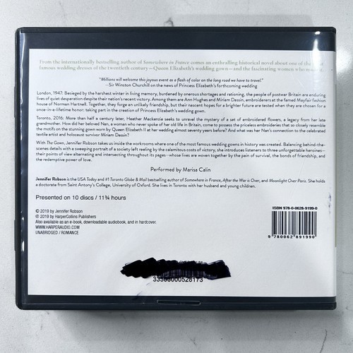 The Gown Jennifer Robson Audiobook 10-Disc Set - Picture 3 of 4