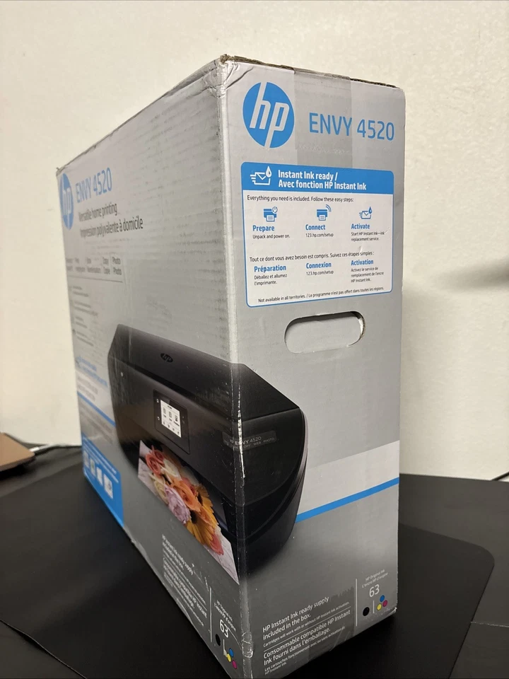 HP Envy 4520 All-In One Wireless Print Scan Copy Photo Inkjet Printer Sealed NIB - Image 2 of 4