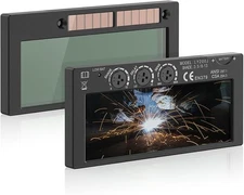 YESWELDER 2x4 Auto Darkening Welding Lens Shade 8-13 for Helmets/Hoods