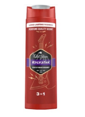 Old Spice Rockstar 3 in 1 Shower Gel and Shampoo for Men 400 ml