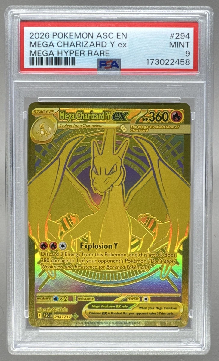 Las mejores ofertas en Mega Charizard Y Ex 294/217 Me: Ascended