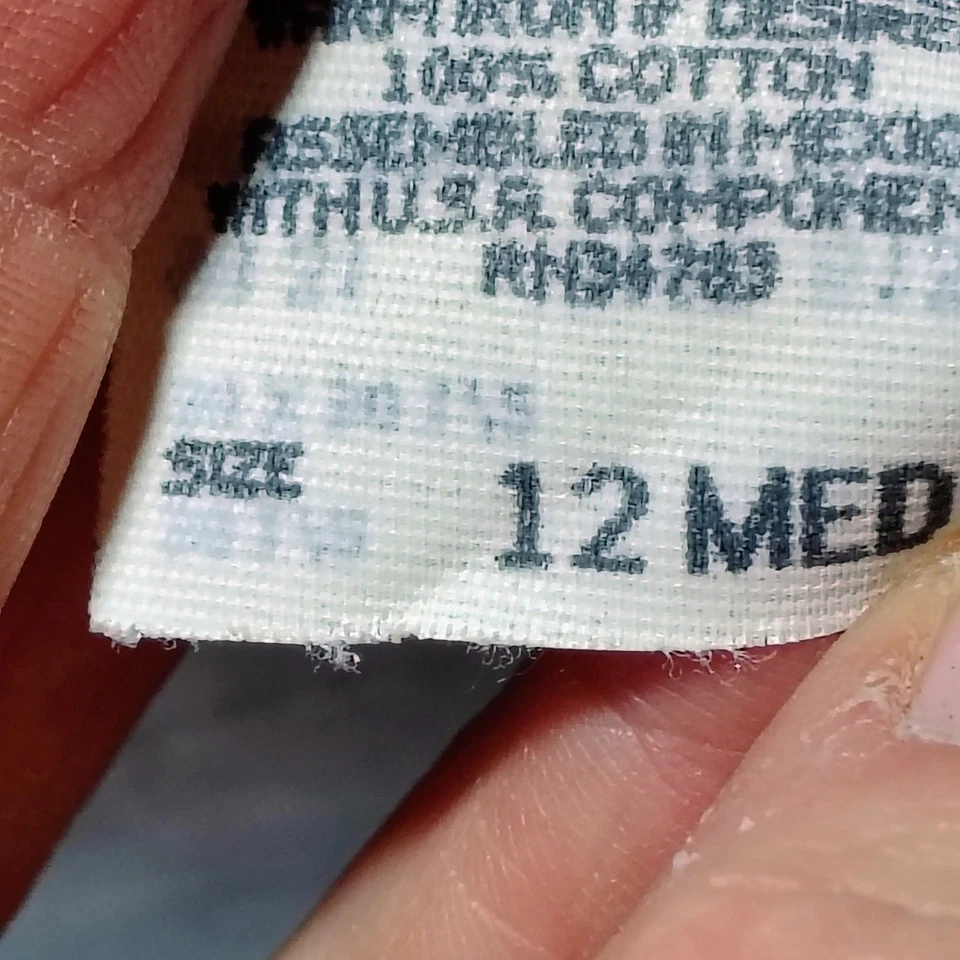 Lee Casuals Women's Black White Houndstooth Pleated Pants 12 Medium Wrinkle Free - Image 4 of 4