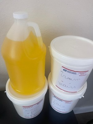 128 ounces , cream to whiten Bodycream, Face cream, oil for and ,32 soap