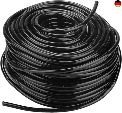 Tyenaza Bewässerungsschlauch, 50m Garten Tropfbewässerung Schlauch Micro Drip S