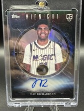 2025-26 Topps Midnight #MOR-JR Jase Richardson Midnight Oil Marks RC Auto
