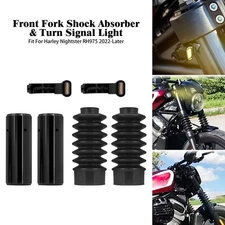 Front Fork Shock Absorber & Turn Signal Light For Harley 22-2025 RH975 Nightster
